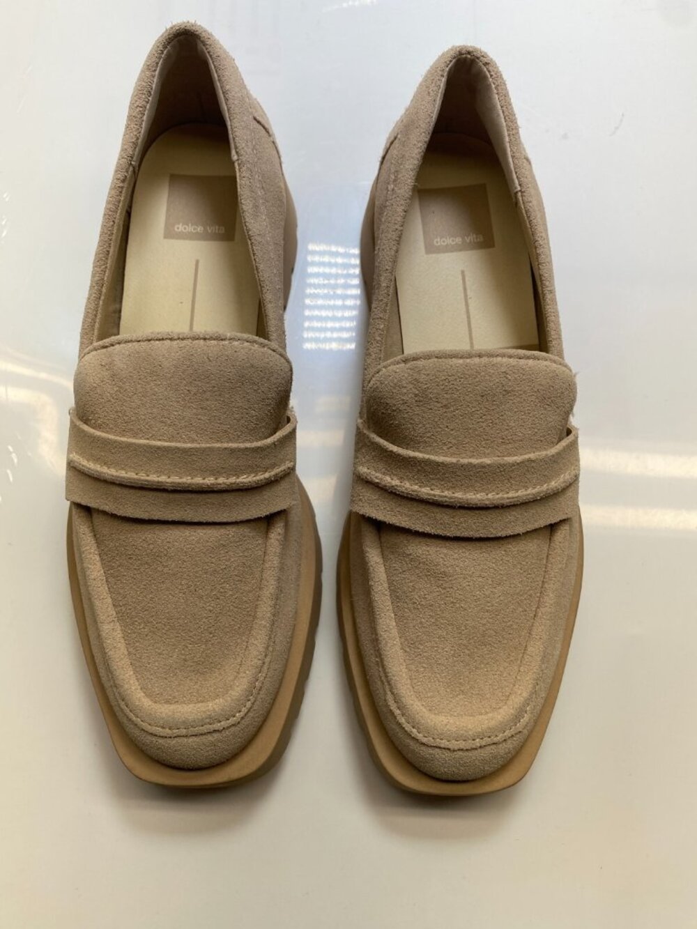 Dolce Vita Women's Elias Suede Penny Loafers Sz 8